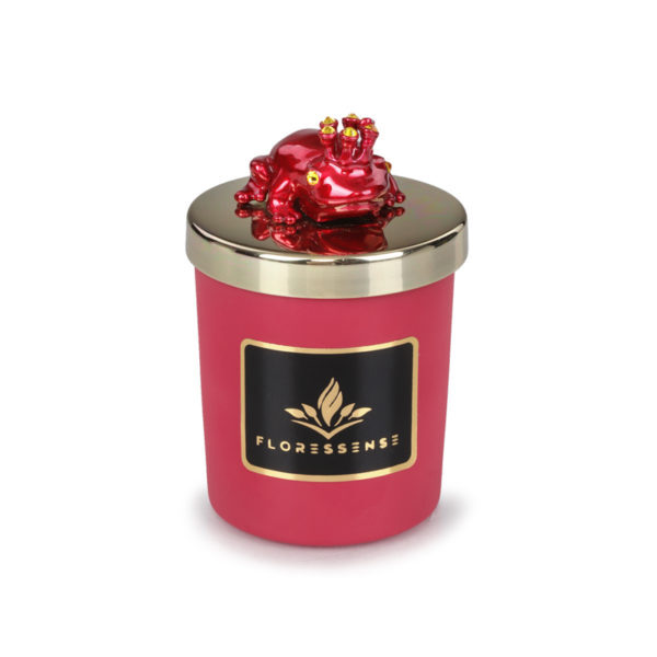 Floressense - bougie parfumée luxe - grenouille rouge