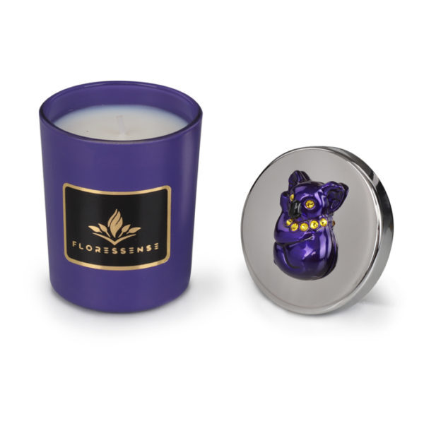Floressense - bougies parfumées luxe - koala violet