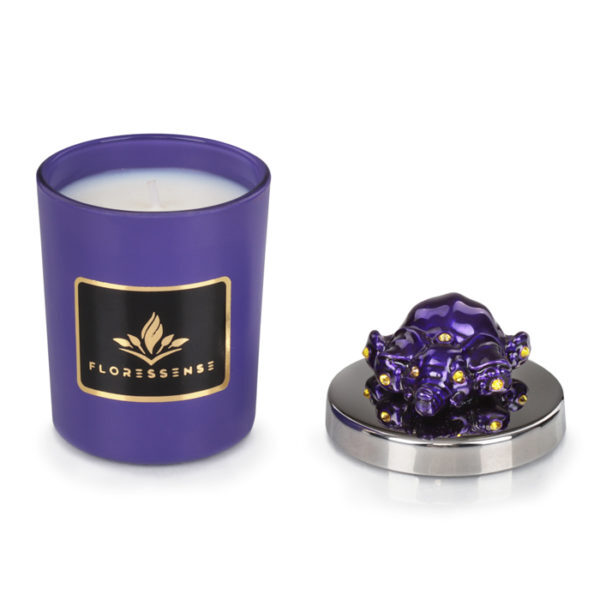 Floressense - bougie parfumée luxe - éléphant violet